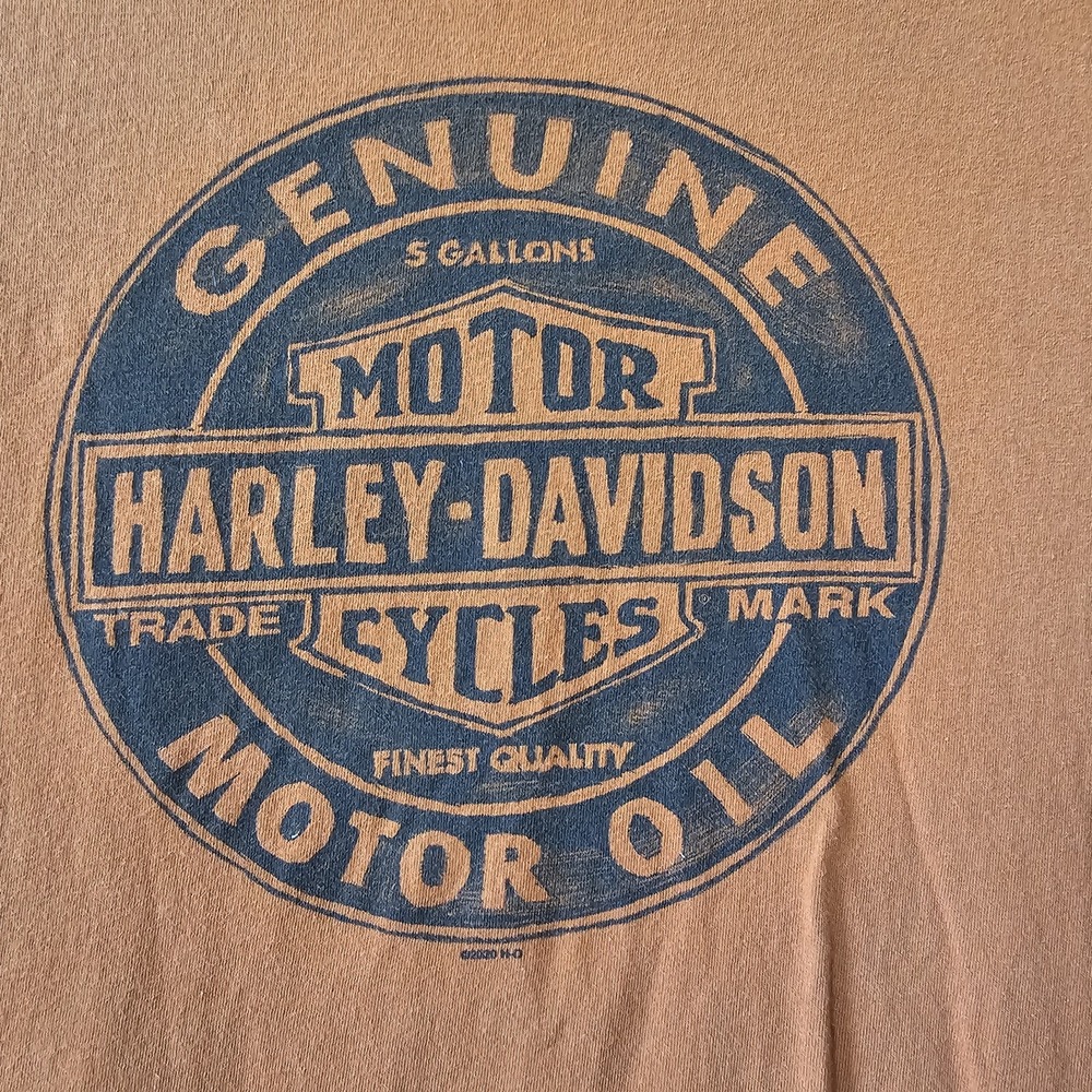 Harley-Davidson T-Shirt Men's Size XXL Orange El Paso TX - Picture 2 of 8